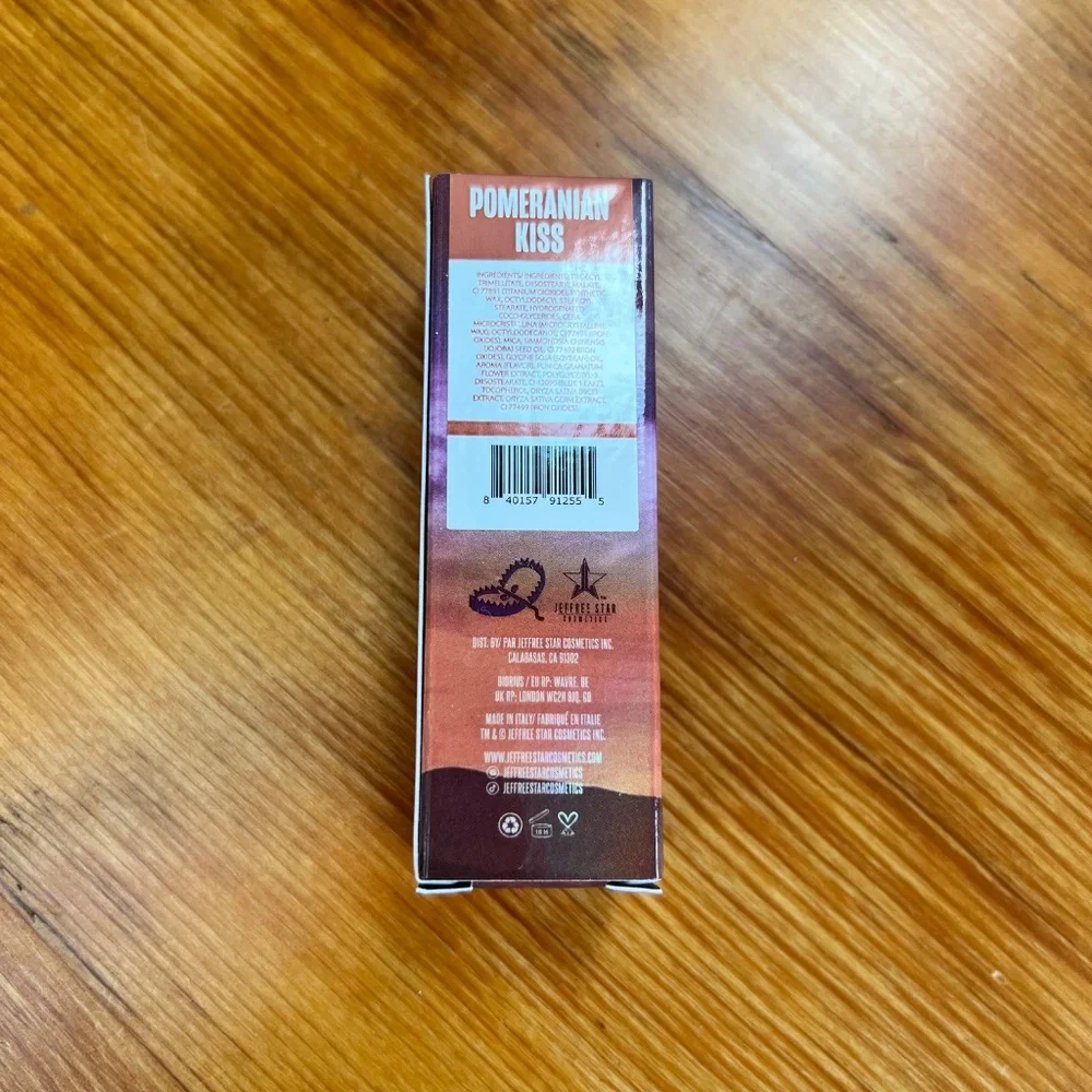 Camel Humps SHINY TRAP Lipstick Jeffree Star New in Box Toasty Peach creamy